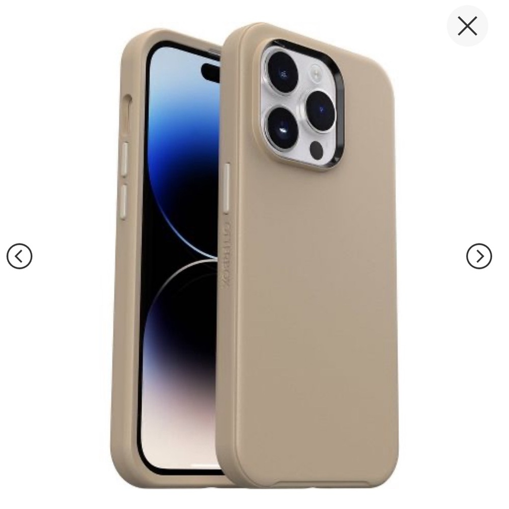 OtterBox Apple iPhone 14 Pro Symmetry Case with MagSafe - Don’t Even Chai (Tan)
